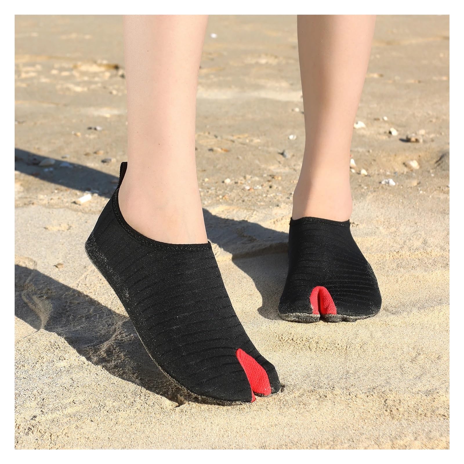 Scarpe da Acqua Scarpe da Spiaggia da Uomo e da Donna, for Sport Acquatici, da Spiaggia, da Nuoto, da Ginnastica, da Surf, da Snorkeling, da Ginnastica a Piedi Nudi(Ivory,46 47)