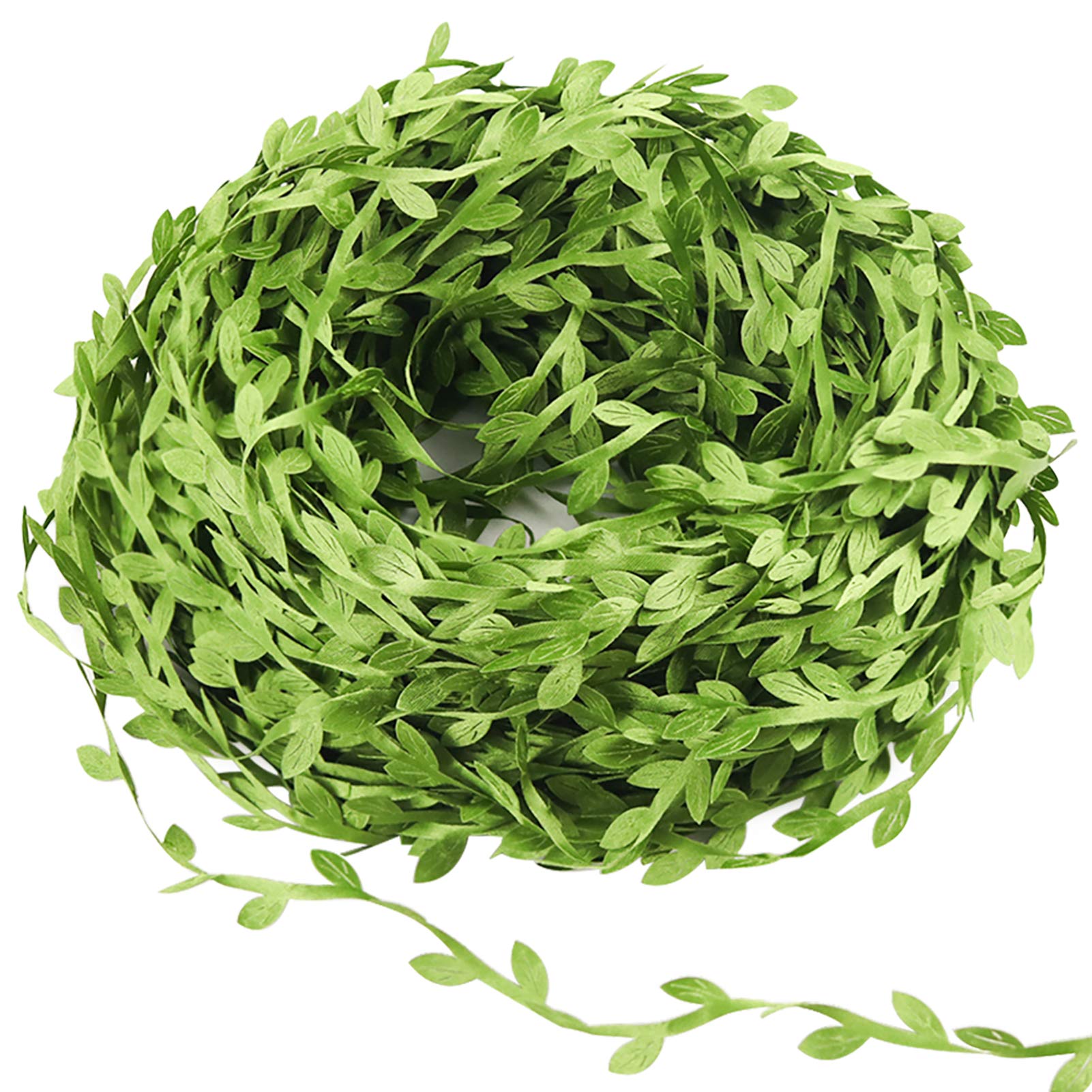 216 Ft Artificial Vines Garland Leaf Ribbon Greenery Foliage Rattan Greek Wild Jungle Decorative Accessory Wedding Party Garden Craft Wall Decoration