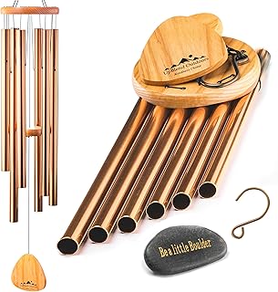 UpBlend Outdoors Wind Chimes for People who Like Their Neighbors 2 - an Amazing Addition to a Patio, Porch, Garden, or Backyard - 41" Total Length