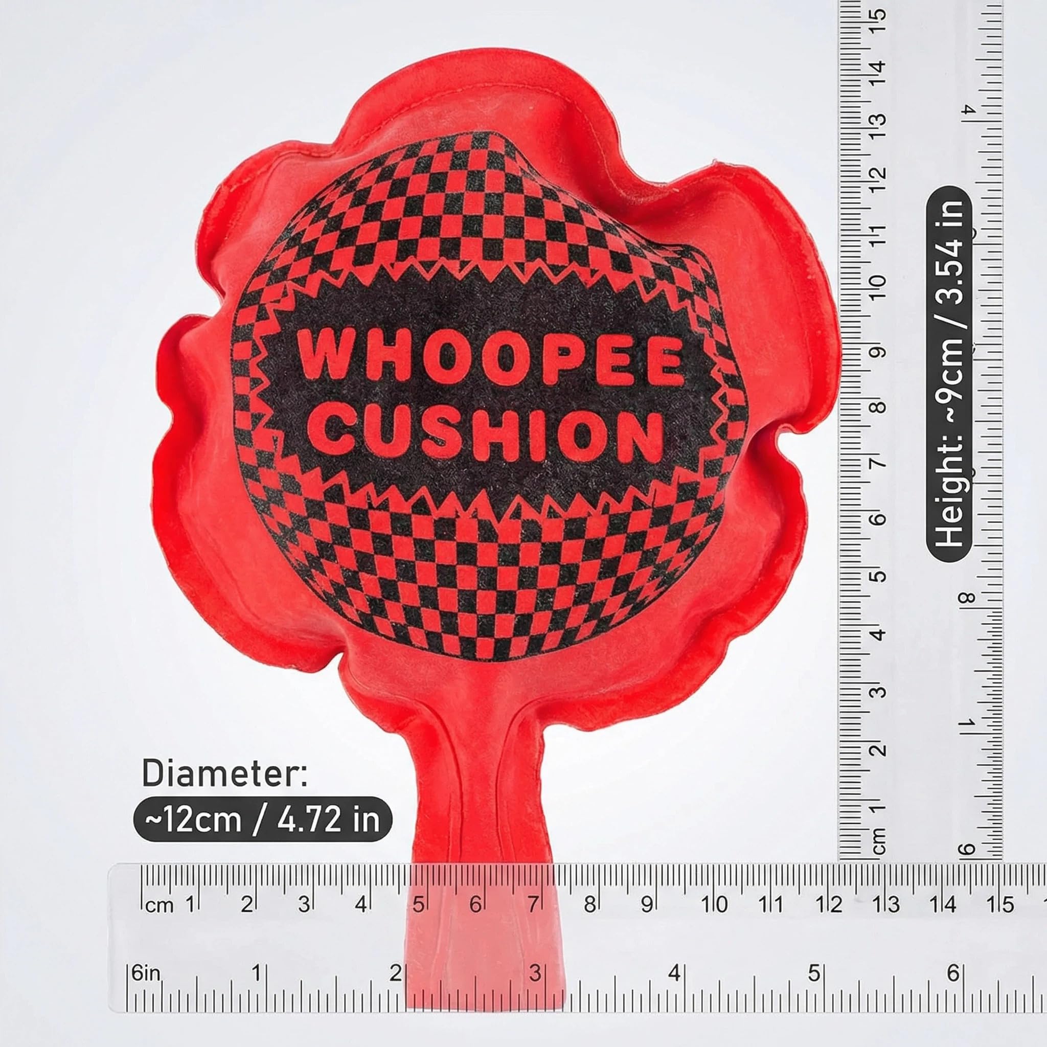 4 Pcs Self-Inflating Whoopee Cushion,RARITYLL Classic Fart Sound Prank Cushion with Random Colors - Image 2