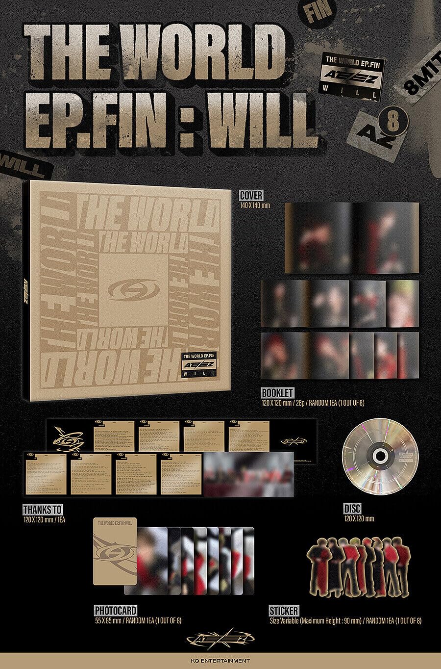 DIGIPAK Ver.) ATEEZ [THE WORLD EP.FIN : WILL] The 2nd Album