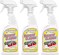 Vista 1 de Grandma's Secret Limpiador de Tenis - Limpiador de Zapatos para Goma, Lienzo y Cuero - Espray Quitamanchas Elimina la Suciedad, la Mugre y el Césped
