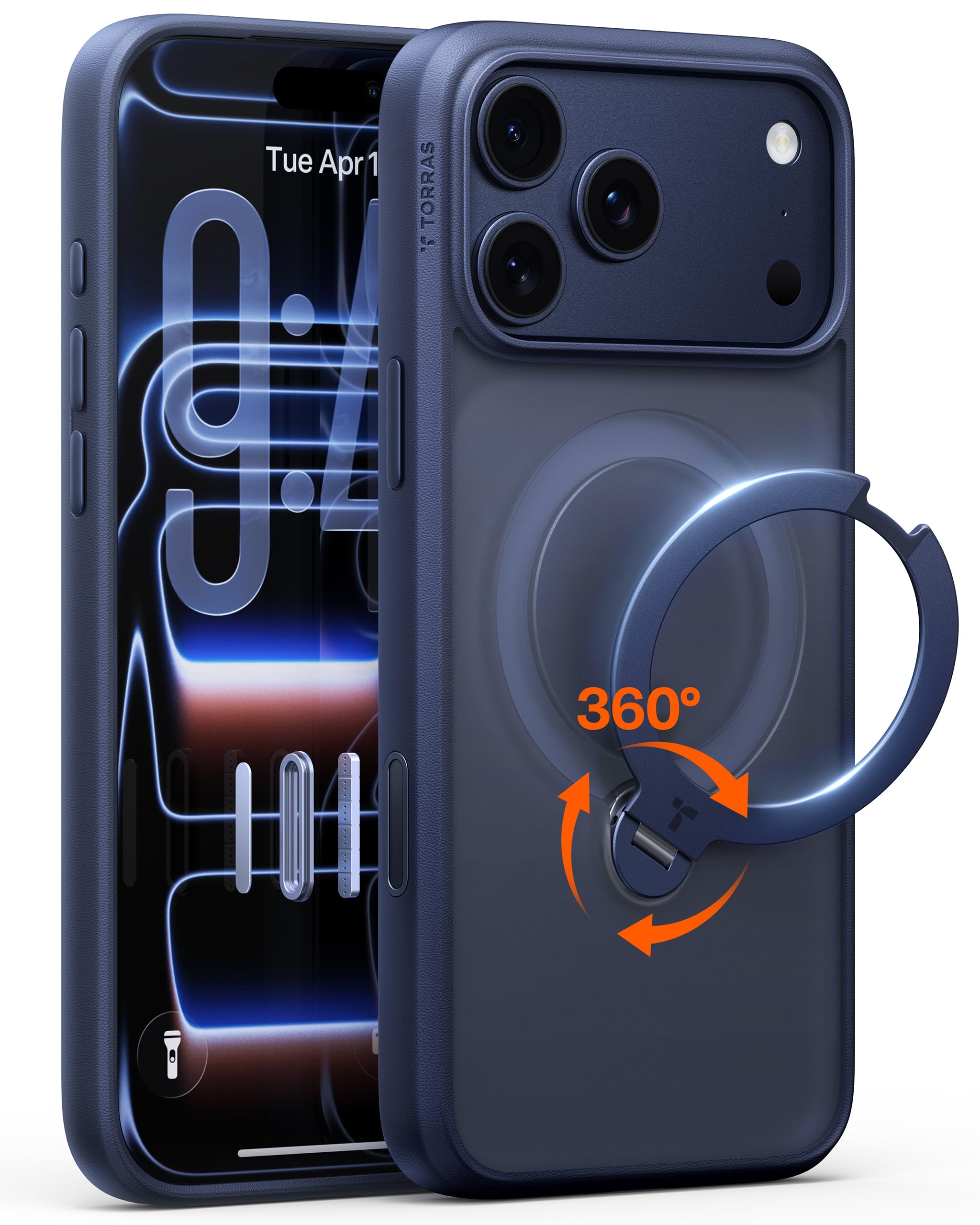 TORRAS Ostand Q3 iPhone17 ケース Amazon.com: TORRAS Ostand Q3 Silicone for iPhone 17 Pro Max Case