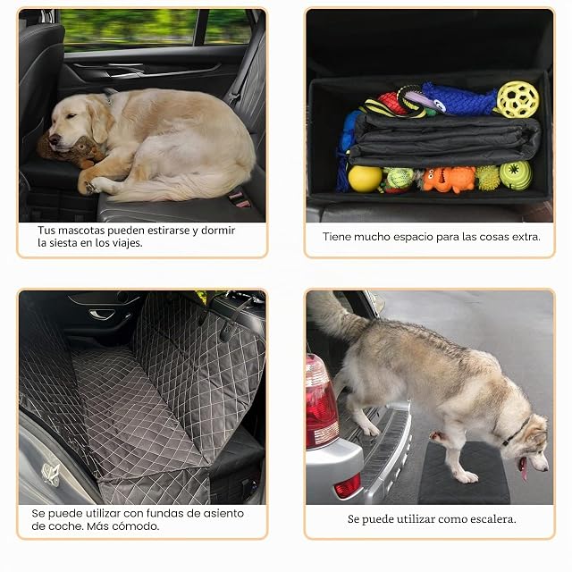 Foto 6 de 7 de LIONROGE Extensor de Asiento Trasero de Coche para Perros Grandes de hasta 200 Libras