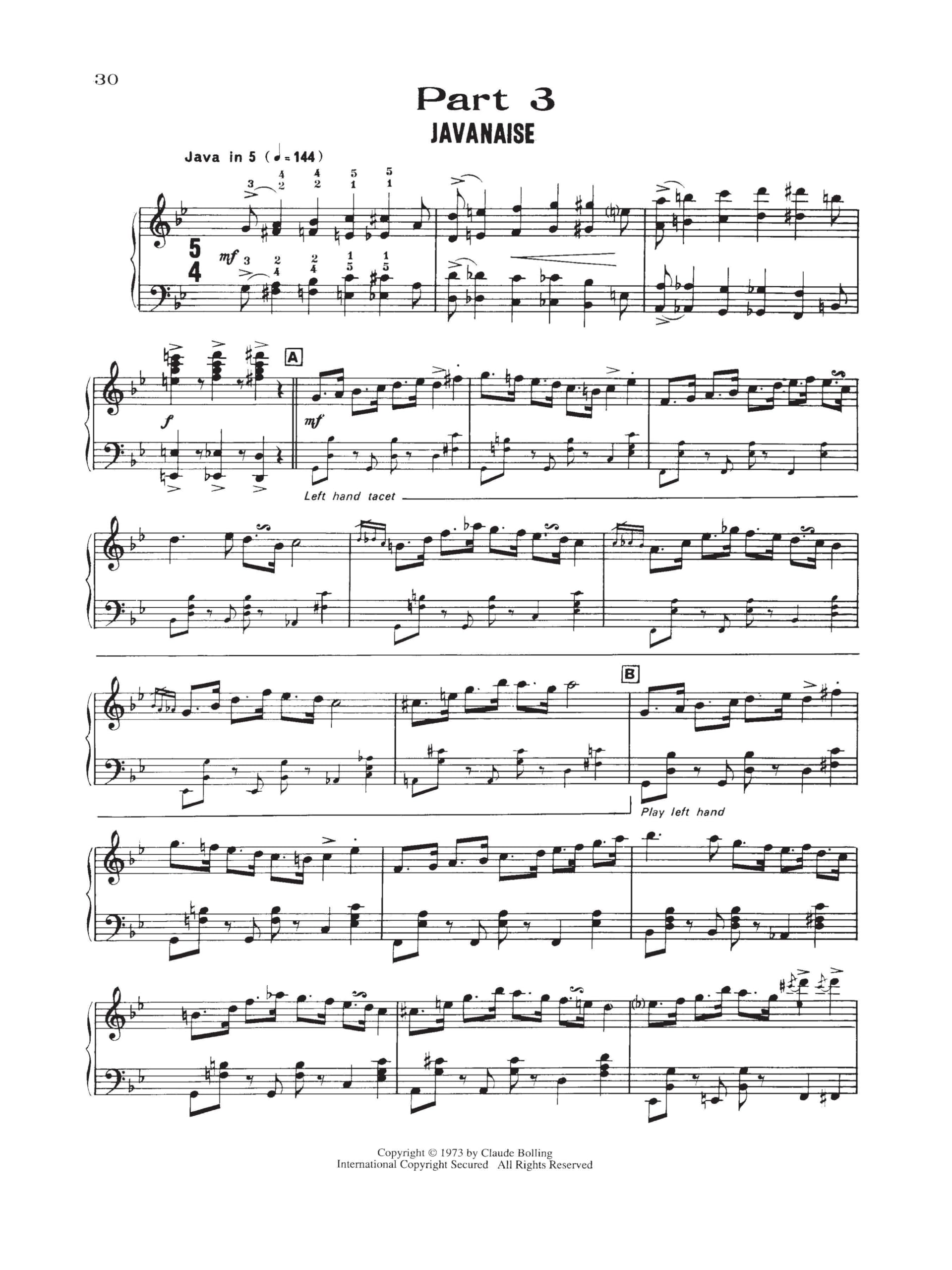 Suite for Flute and Jazz Piano Trio