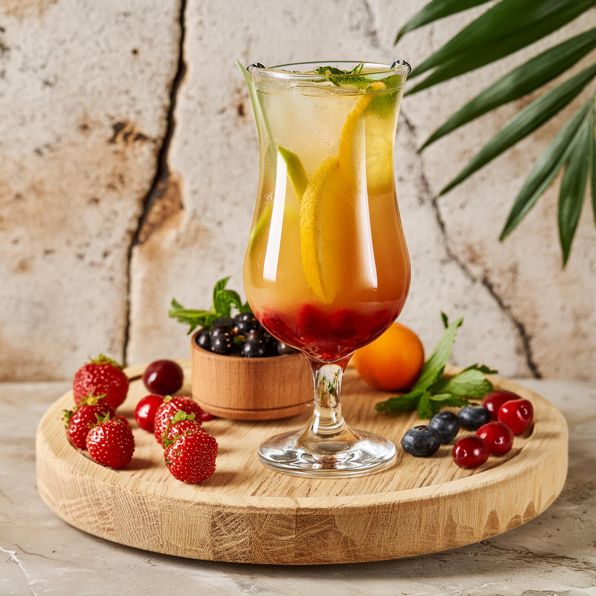Glasmark KROSNO, Zestaw 6 Szt. Kieliszków do Koktajli i Drinków, 350ml, Pina Colada, Long Drinki, Milkshake, Szkło Wysoki Połysk