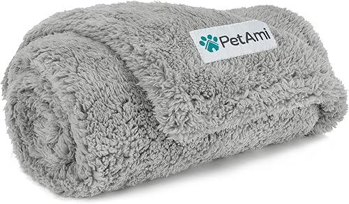 PetAmi - Manta de forro polar impermeable para perros grandes y gatos, suave, abrigada, para protección de cama y sofá