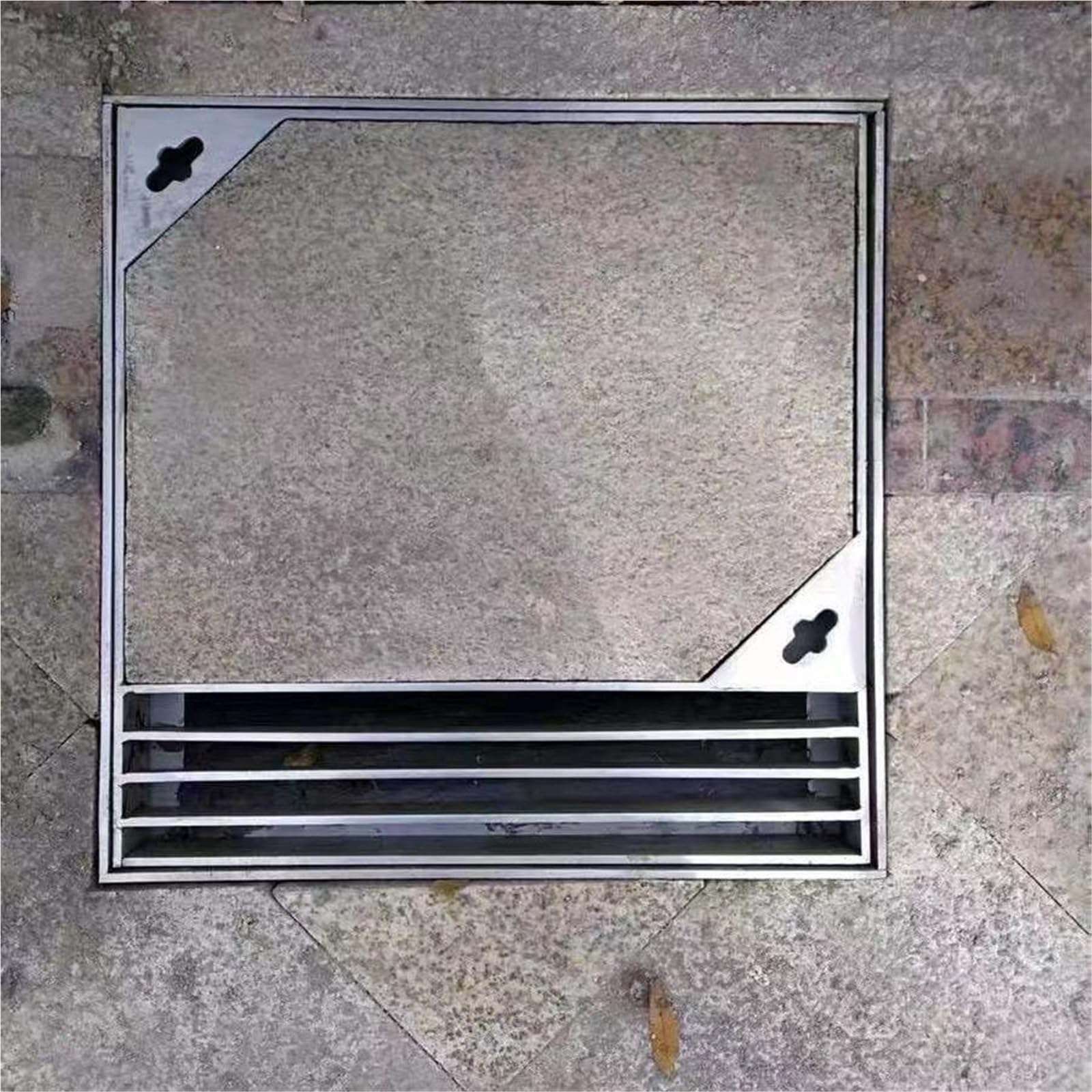 GJMSSMY Recessed Manhole Cover block paving garden paving frame landscaping cover outdoor ground cover inspe
