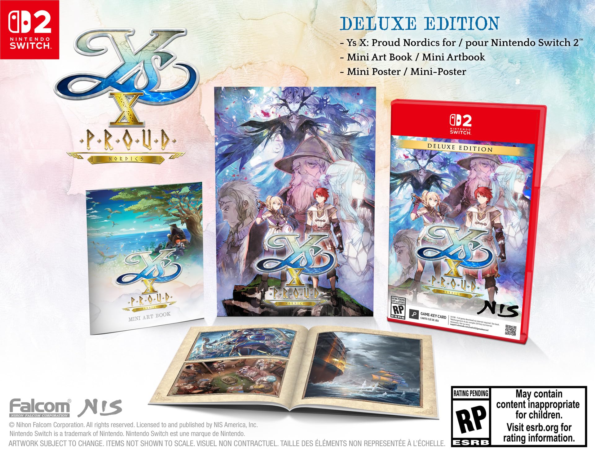 Amazon.com: Ys X: Proud Nordics: Deluxe Edition - Nintendo Switch