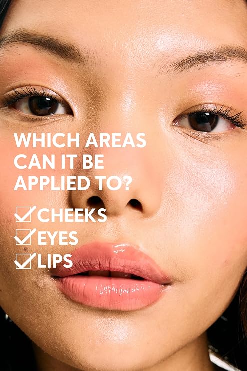 Cream Co. Allık Ruj Göz Farı Glow Tint Dusty Rose, Nemlendirici Makyaj, 507 Gülkurusu, Hyaluronik Asit Peptit