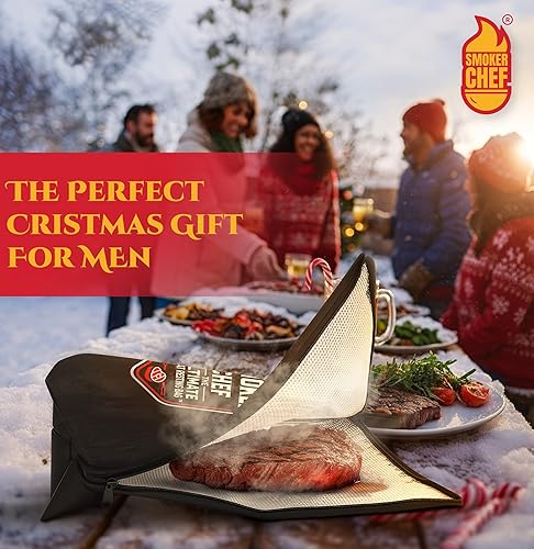 Miniatura 6 de The Ultimate Meat Resting Bag - Manta de barbacoa negra aislada de 21 pulgadas para carne en reposo - Manta de barbacoa para pechuga - 24 hojas de