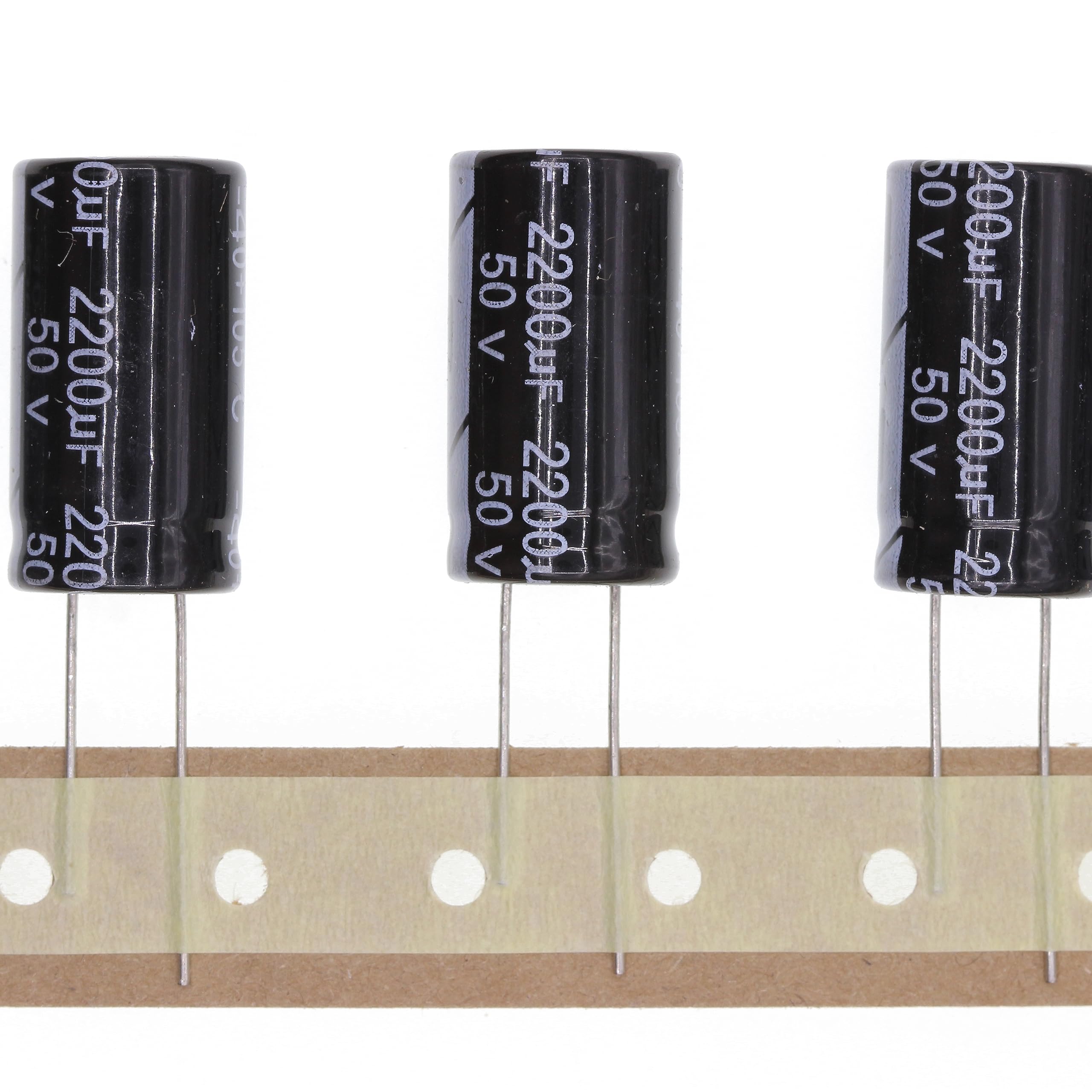 10 Pezzi 50V 2200UF Condensatore elettrolitico in alluminio plug-in 16x30 16 * 30mm