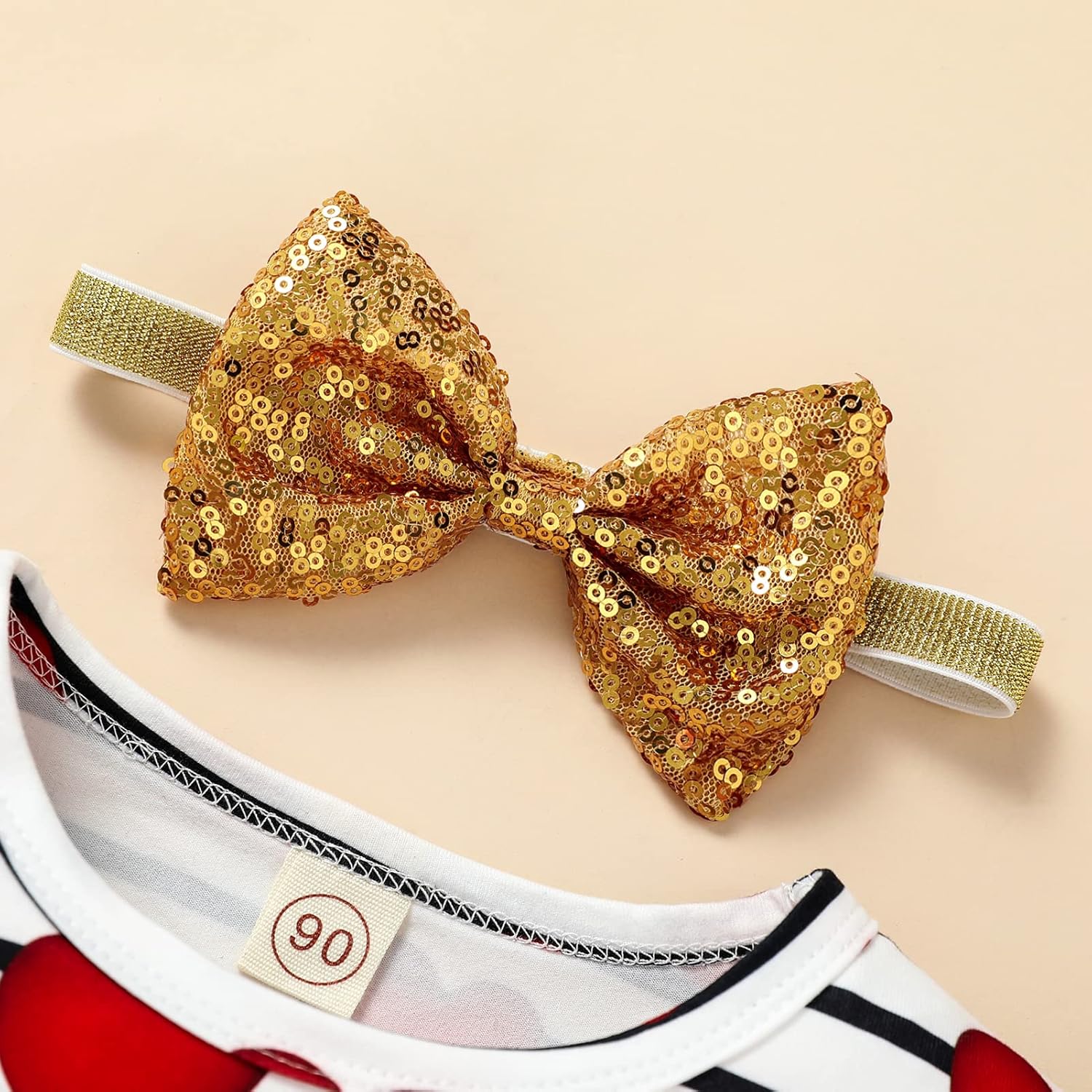 Sinhoon Baby Girls Outfits Long Sleeve Stripe Heart Print Tutu Skirts Ruffle Dress Toddler Girl Clothes - Image 6