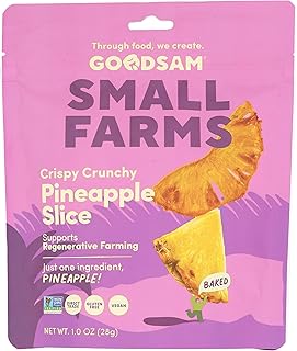 Goodsam Crispy Dried Pineapple Slices, 1 Oz