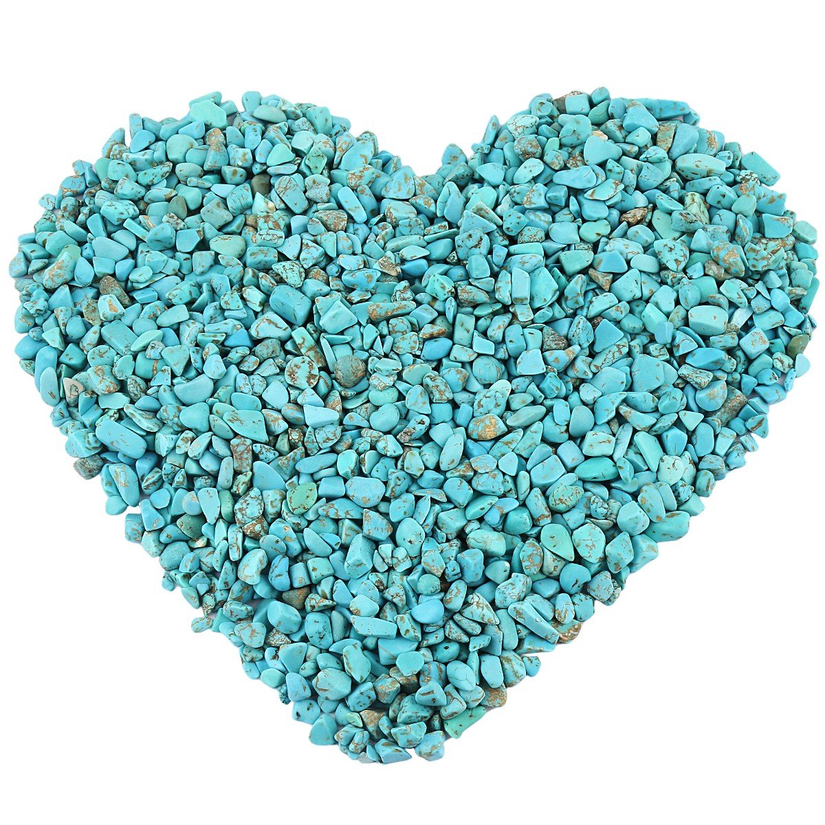 Howlite turquoise bleu pierres décoratives pour sublimer vos vases et pots de fleurs