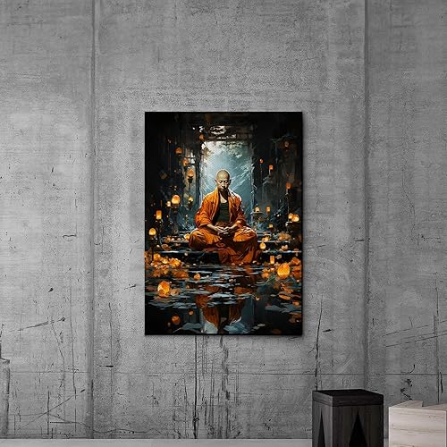Miniatura 7 de Yoga Wall Decor, Yoga Wall Art, Buda Canvas Art, Buda Decor, Buda Canvas Print, Luxury Framed Wall Decor, Decor Canvas, Home Decor