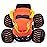Jay Franco Monster Jam Plush Stuffed El Toro Loco Pillow Buddy - Super Soft Polyester Microfiber, 14 inches (Official Monster Jam Product)