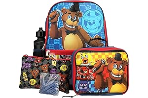 Freddy Backpack 4-Pc Set: Immerse Kids in Five Nights at Freddy's