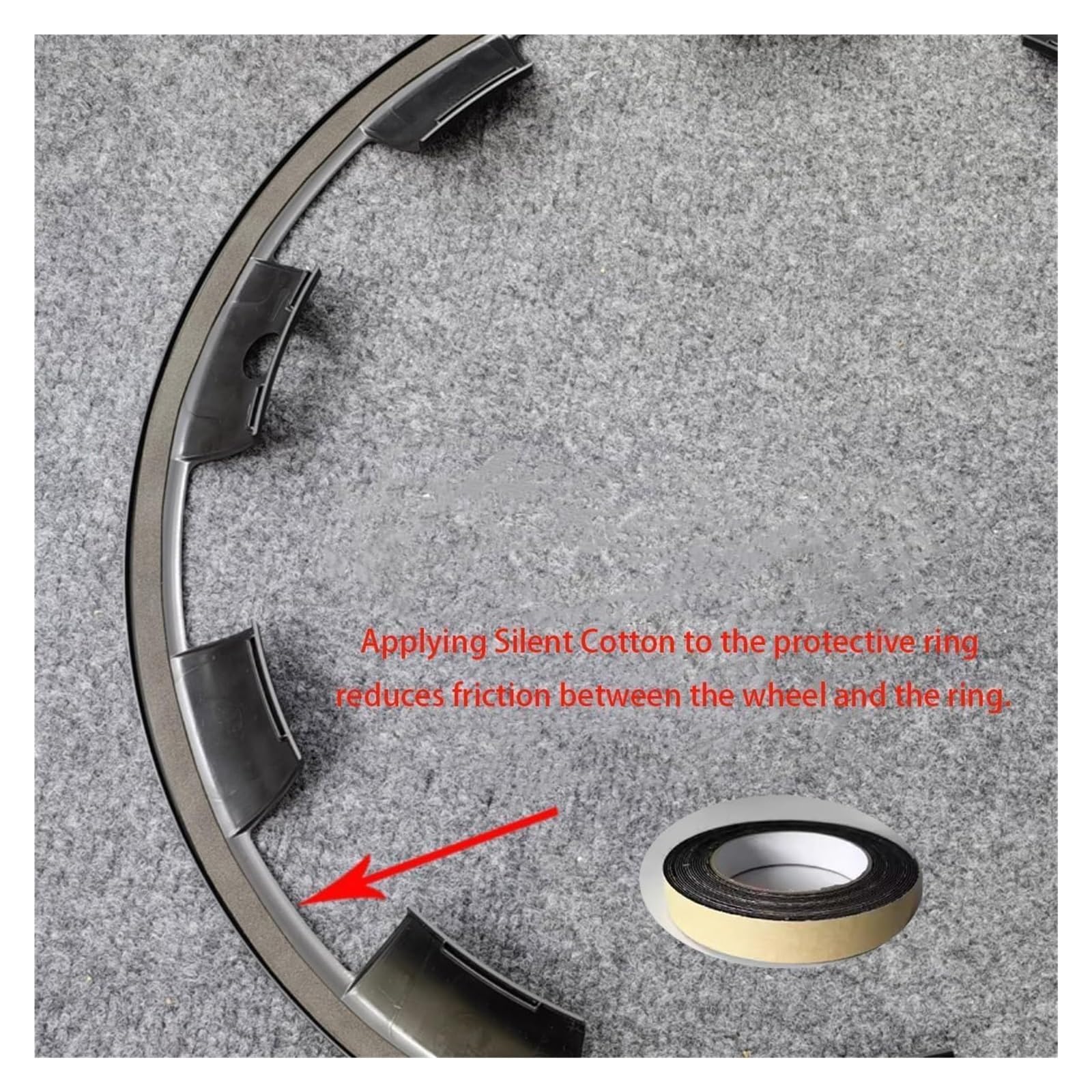 Radkappen, for Tesla Räder Protektoren 4PCS 20 Zoll Felgen Abdeckung ABS Radkappen Abdeckungen Schutz Teile Zubehör(Black)