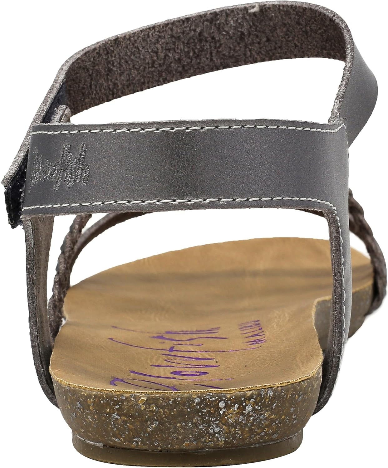 Blowfish Malibu Women's Goya Sandal 7 Pearl Pewter Dyecut
