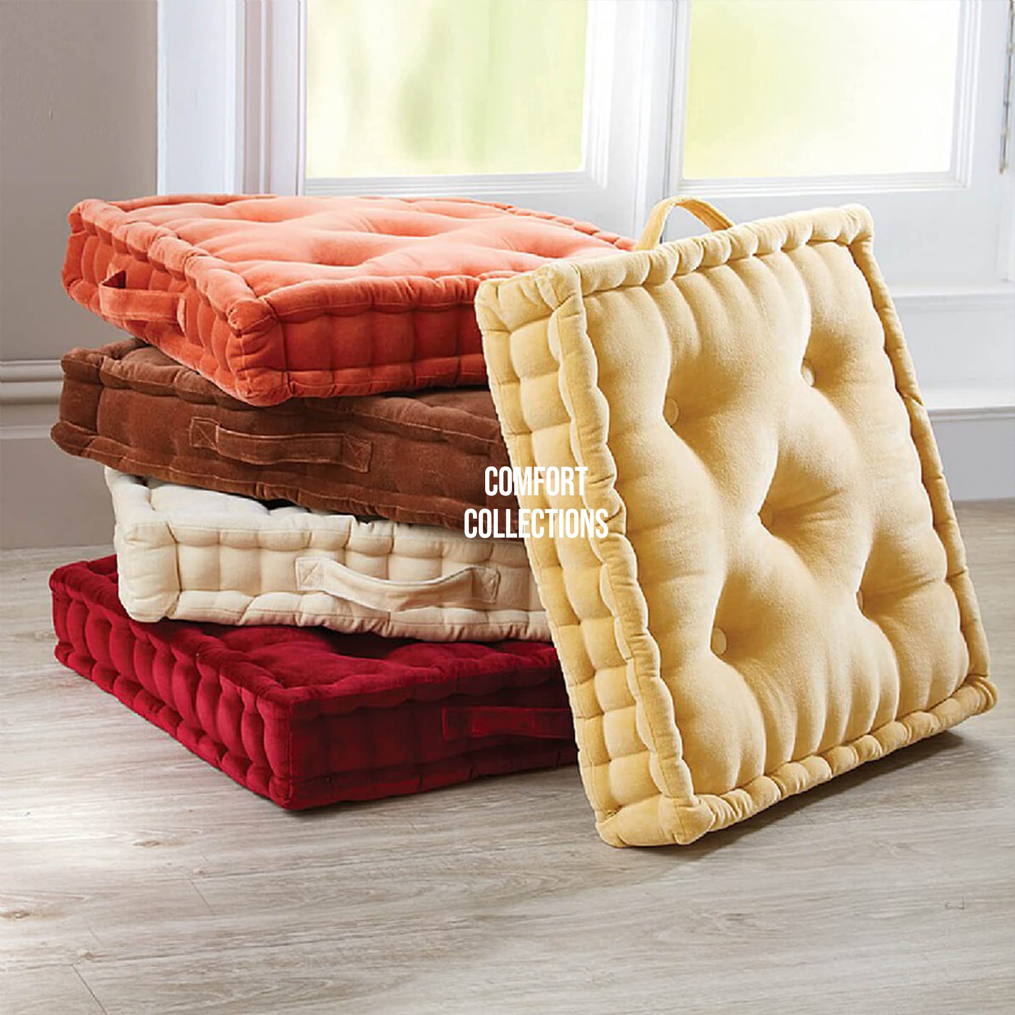 Cuscino Rialzo EXQUIZIT HOME In Cotone 100% – Spesso 10 Cm, Per Sedie E Poltrone, Colore Foglia Di Tè!