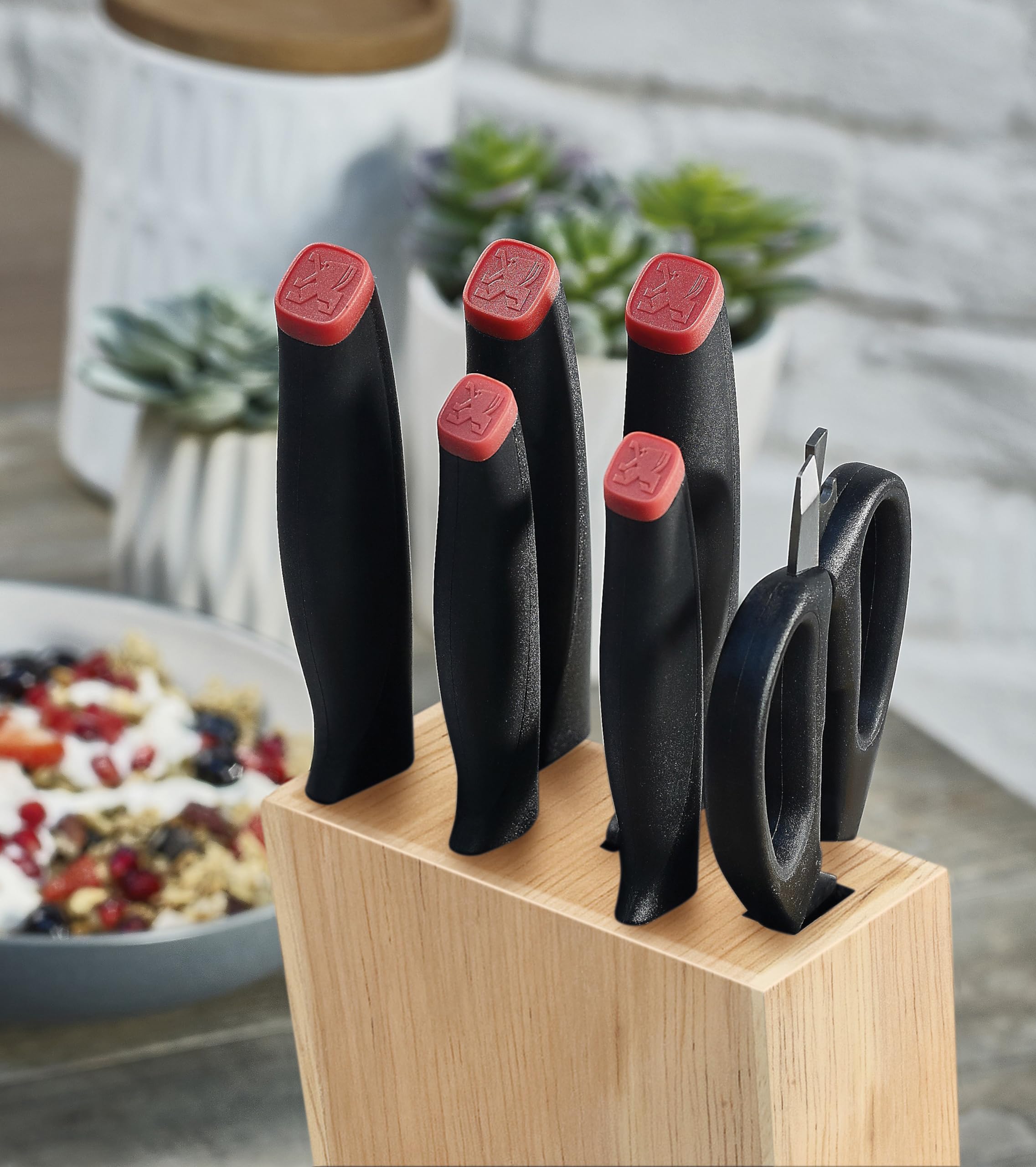 Amazon.com: Richardson Sheffield New Laser 6-pcs Knife Block Set