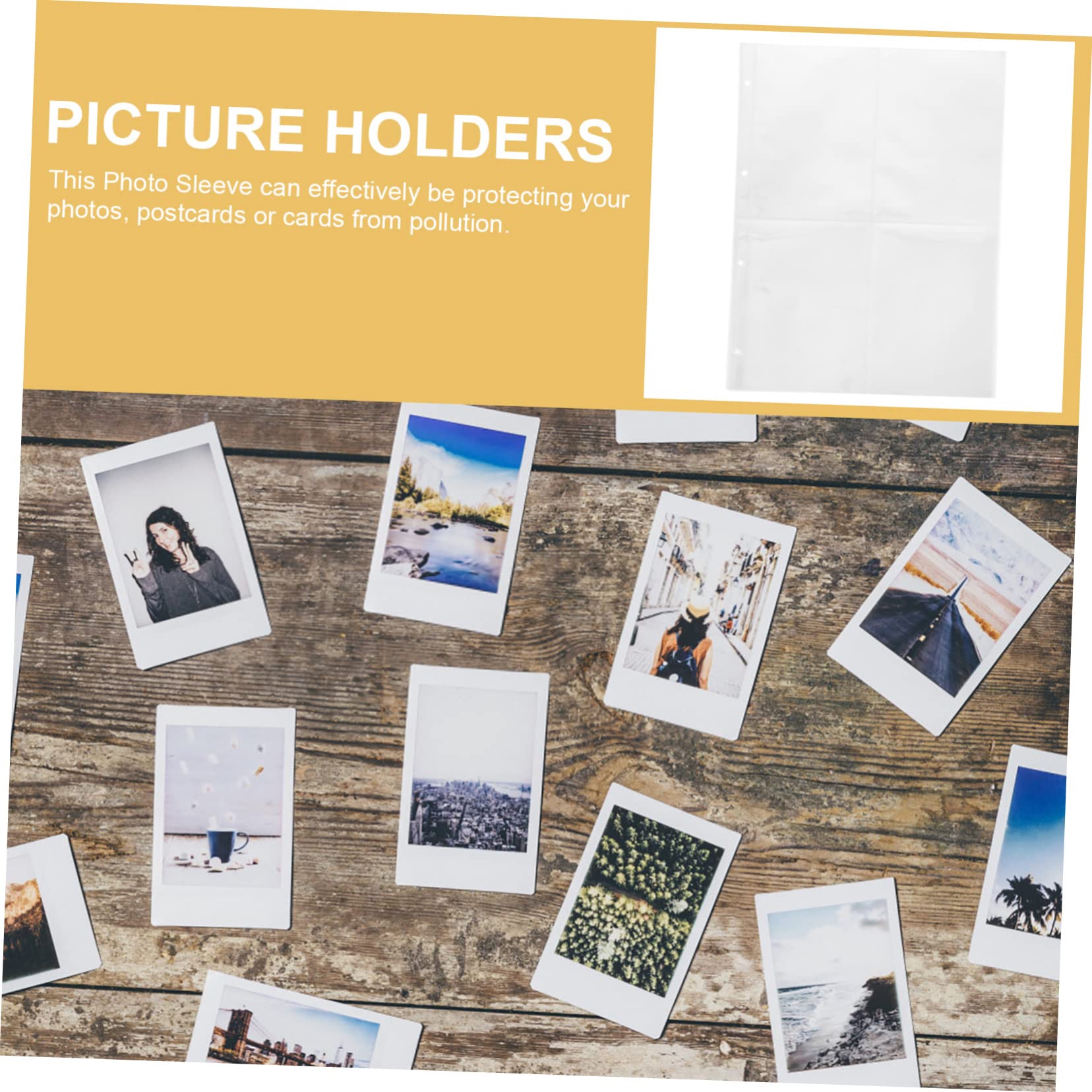 Happyyami 60stücke Klarsichthüllen Für Transparente Sammelblätter Mit Fächern Praktische Schutzseiten Für Postkarten Und Sammlerstücke Für Binder Und Alben