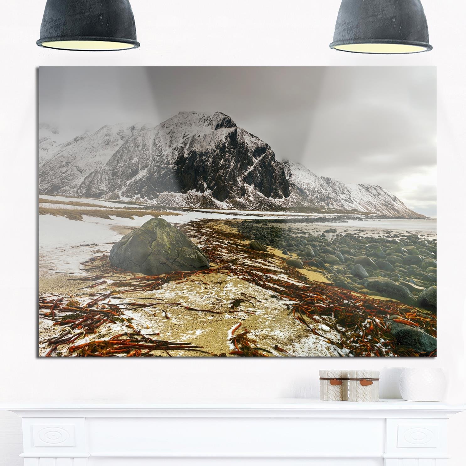 Designart MT14863-40-30 Eggum Lofoten Islands Norway Landscape