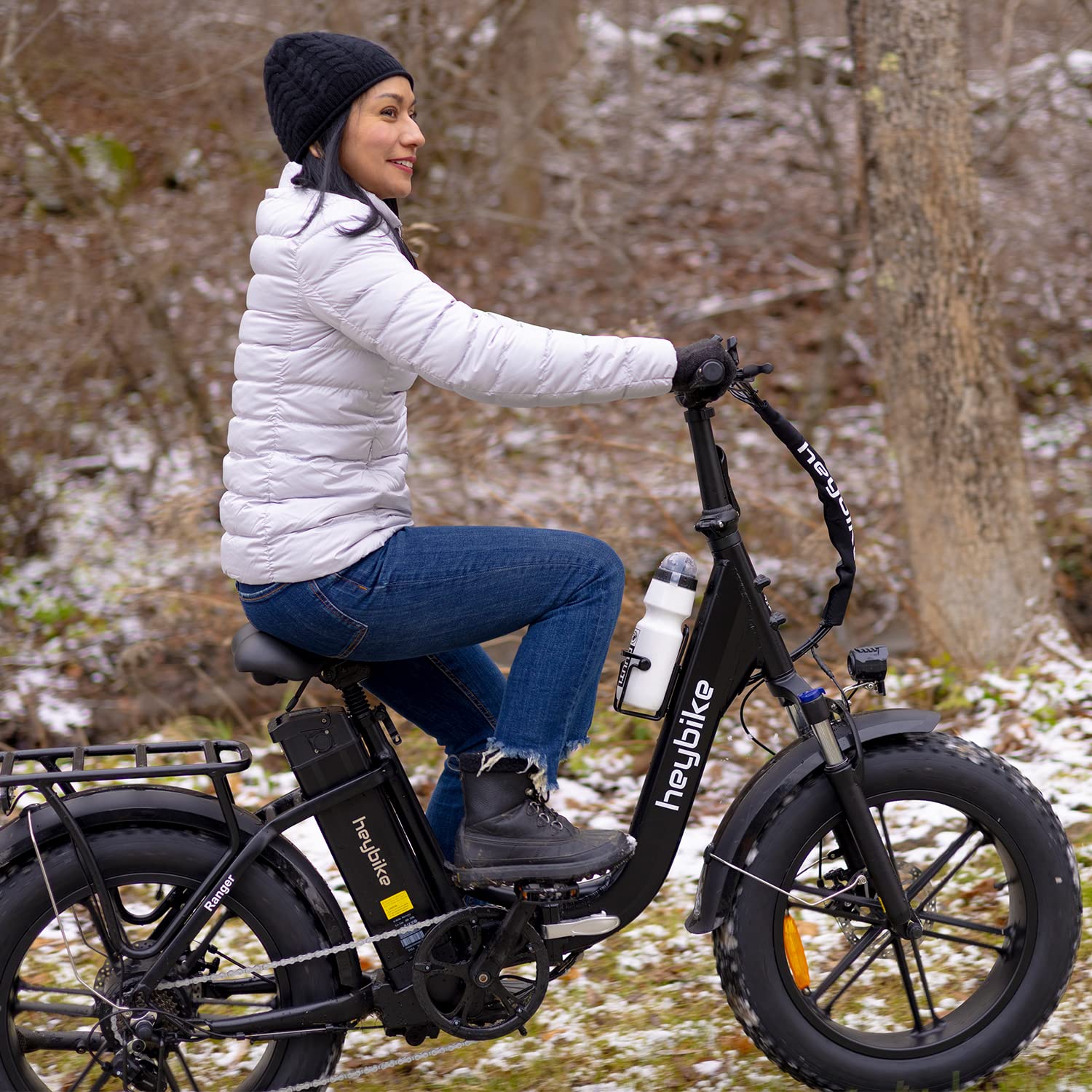 Heybike Ranger Electric Bike for Adults Foldable 20" x 4.0 Fat Tire