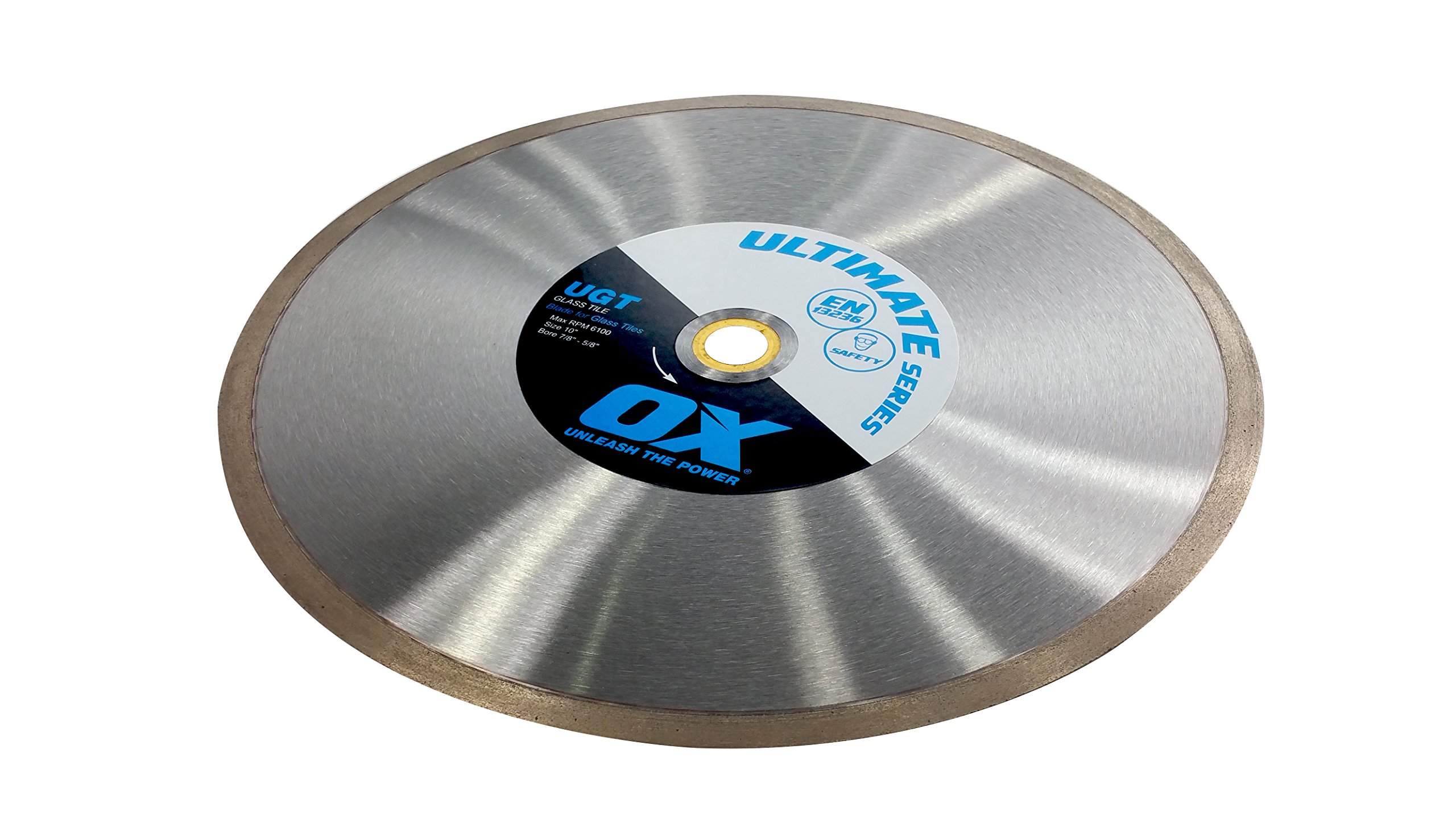 OX Tools ox-ugt-10 25,4 cm Ultimate Wet Glass tile Blade, dm-7/20,3 cm – 5/20,3 cm Bore, OX-UGT-10
