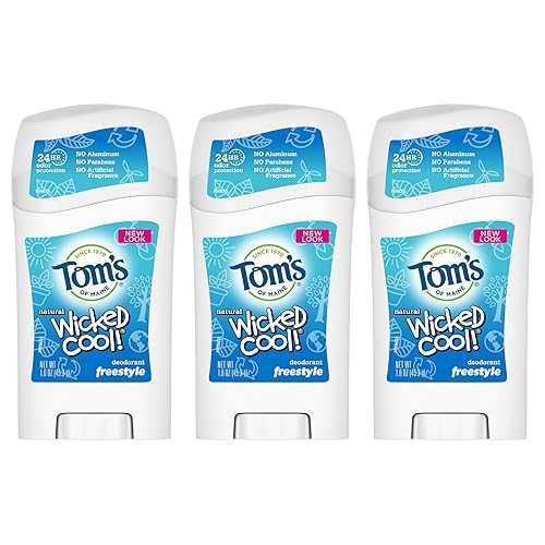 Miniatura 10 de Toms of Maine Desodorante natural sin aluminio para niños estilo libre 16 onzas paquete de 3