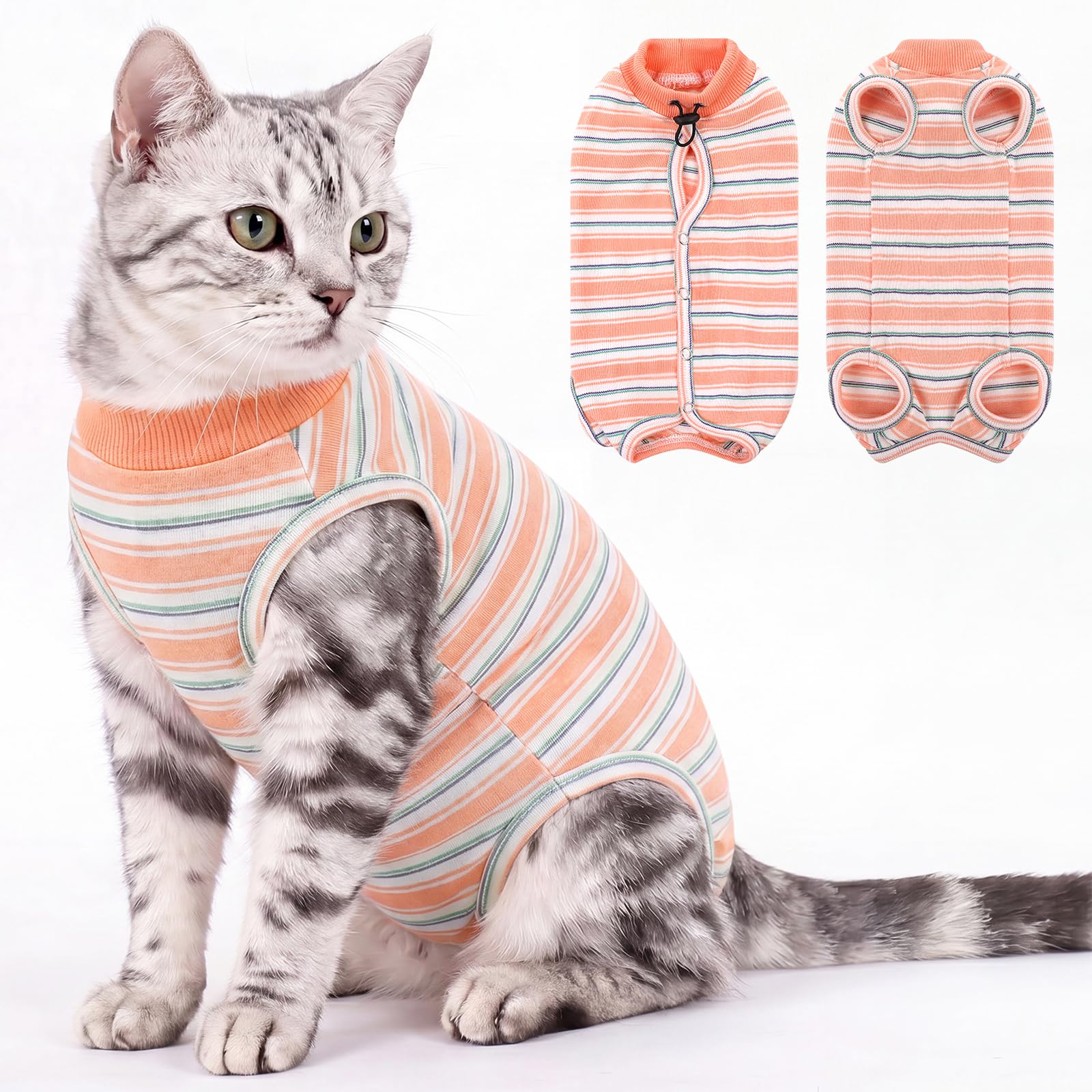 CITÉTOILE Katzenbody nach Op, Postoperative Katzenkleidung f