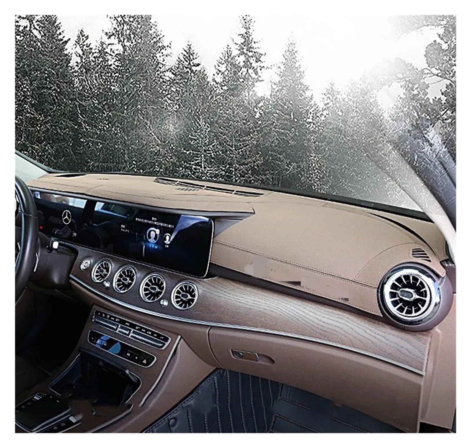 Tapis de protection de tableau de bord Mercedes Classe A B C E GLC CLA
