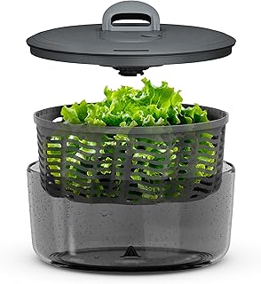 Zyliss Easy Spin Salad Spinner - Fruit & Veggie Dryer - Produce Spinner ...