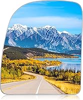 Vista 9 de Cristal de espejo compatible con BDFHYK para F150 2004-2014, espejo exterior lateral con placa trasera, reemplaza 4L3Z-17K707-DB, 4L3Z17K707DB