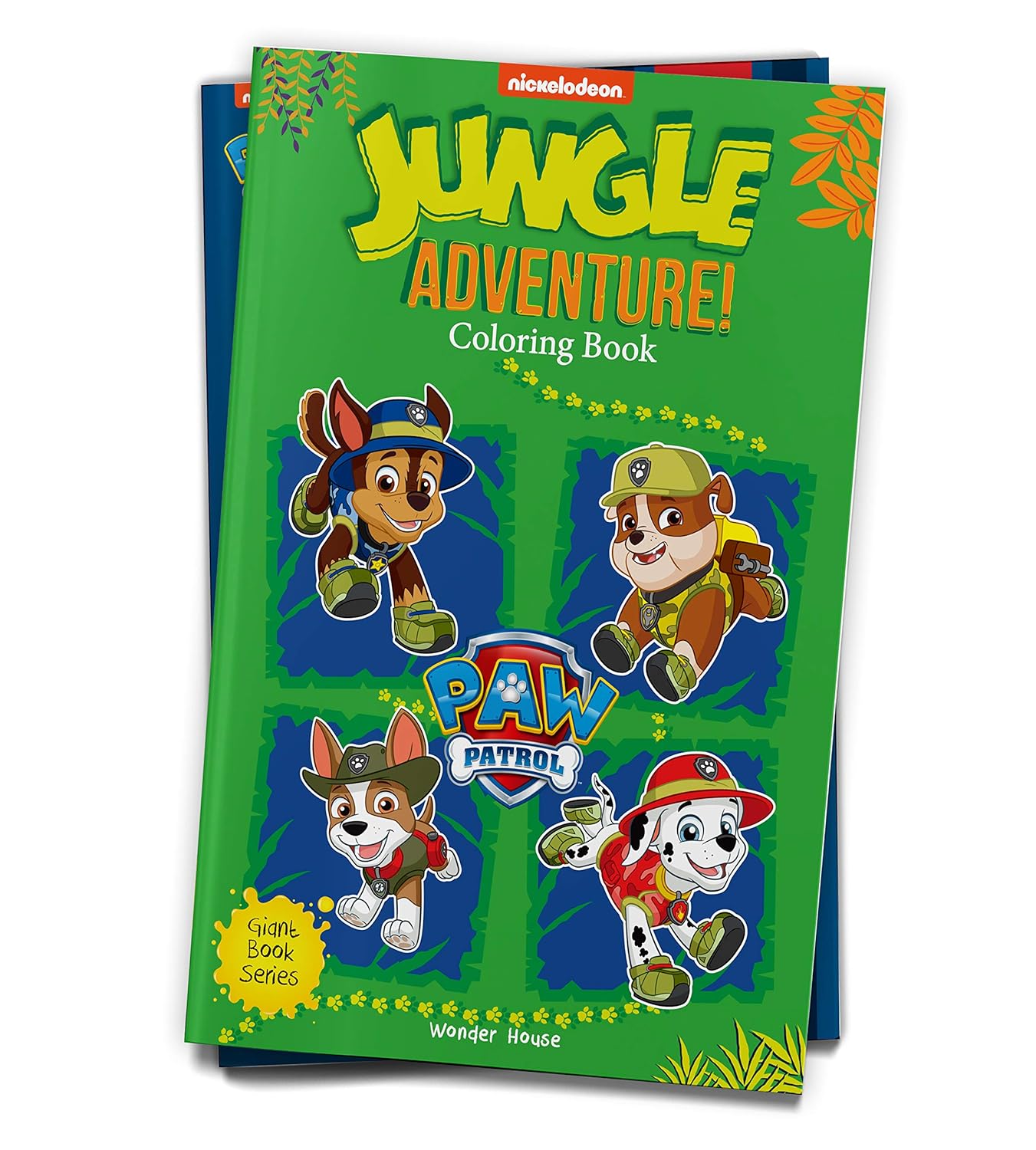Jungle Adventure! Paw Patrol Giant Coloring Book For Kids