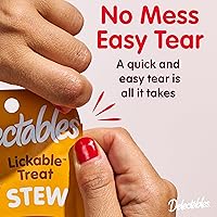 Vista 8 de Delectables Golosinas húmedas para lamer para gatos - Atún y pollo, 1.4 oz (paquete de 12)