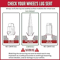 Vista 4 de Accesorios de Rueda Partes 20 Piezas M14 x 1.5 14 x 1.5 Rosca de Espina Estrofada de Metal Sólido de 4.40" de Largo Tuercas de Espina para Camiones
