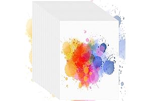 Xyla Zeal Cotton Watercolor Paper, A4 Size 8.5" x 11", 140 lb/300 GSM, Cold Press