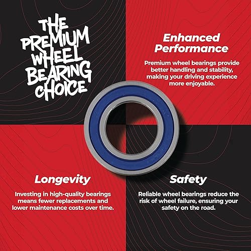 Miniatura 4 de All Balls Racing 25-1293 Kit de juntas de rodamiento de rueda compatible con/reemplazo para Suzuki