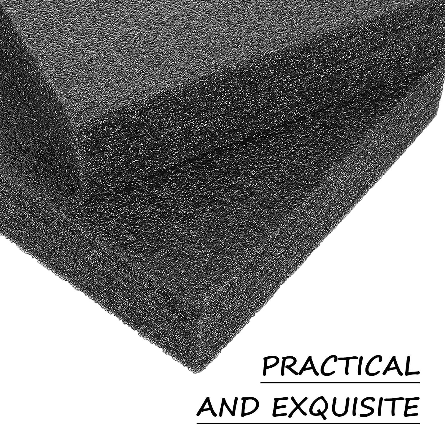 2pcs Needle Felting Tool Wool Felt Work Mat Foam Black