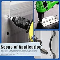 Vista 7 de Glarks Juego de 261 pistolas de remache con brida grande, remachadores de mango resistente de 13 pulgadas y 260 remaches ciegos de aluminio de 7