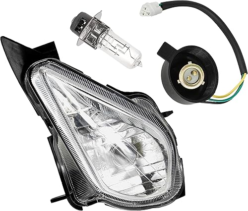 Miniatura 6 de Caltric Conjunto de faro delantero izquierdo compatible con Yamaha Raptor 700R YFM700R 2006 2007 2008 2009 2010 2011-2020