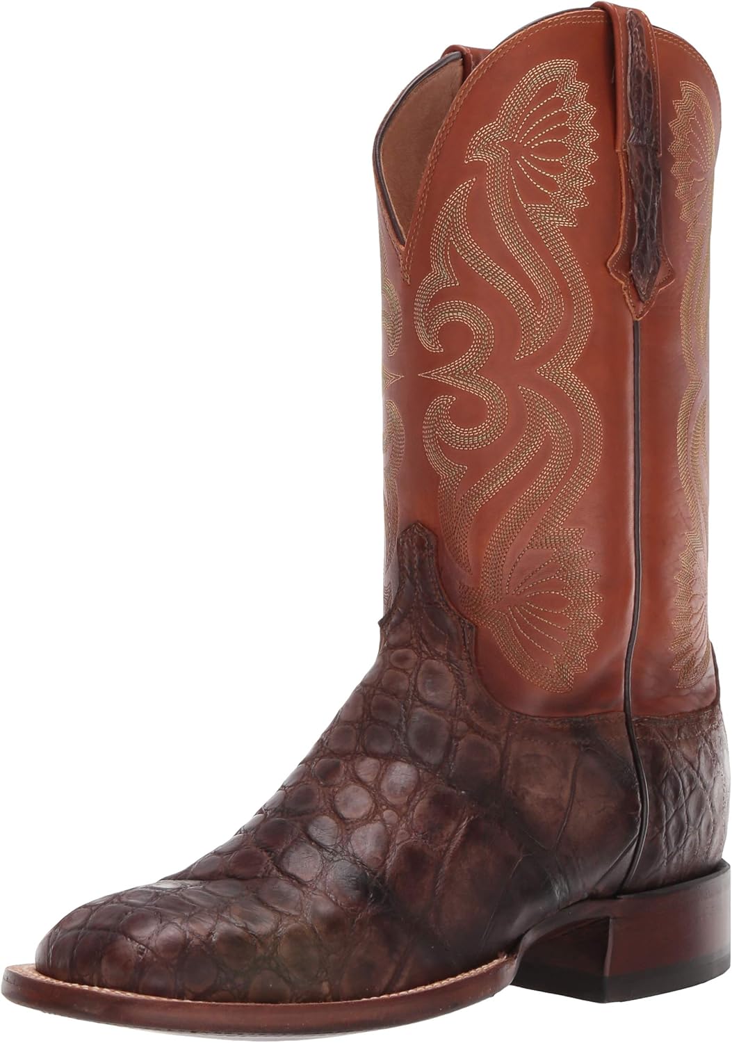 lucchese square toe boots