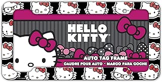 Chroma Graphics 42558 Black/White/Red 12.5x6.25x0.2 Hello Kitty Emoji Heads Plastic Frame
