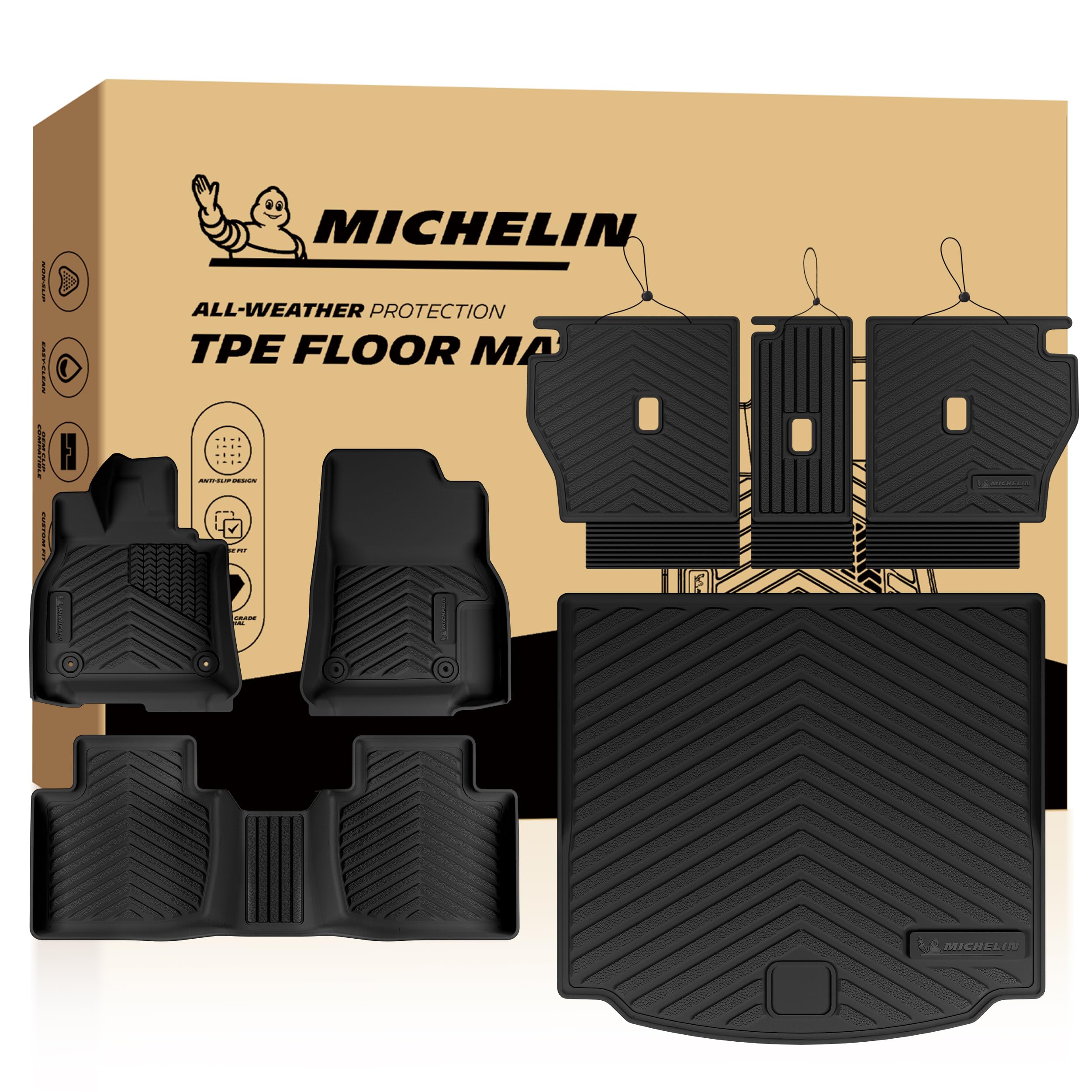 Michelin Vehicle Mats for 2026 Mazda CX-5 (7 Piece)