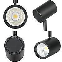 Vista 6 de CLOUDY BAY Kit de luces LED regulables de 30 W, 4 cabezales, 3000 K/4000 K/5000 K seleccionables 2400 lm CRI90, cabezal de luz flexible giratorio