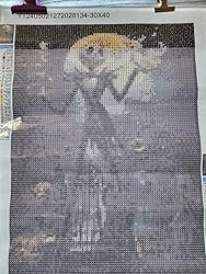 Kit Peinture Diamant 5D DIY Halloween Fantômes & Citrouilles – Déco Maison 30x40 Cm – Activité Créative Adultes & Enfants