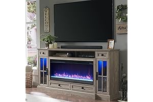 OKD Large Fireplace TV Stand: Enhance Your Entertainment and Warmth
