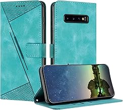 Case for Samsung Galaxy S10+ / S10 Plus, PU Leather Magnetic Book Case with Magnetic Folding Stand Flip Anti-Shock Protective Case for Samsung S10+/S10 Plus - Light Blue